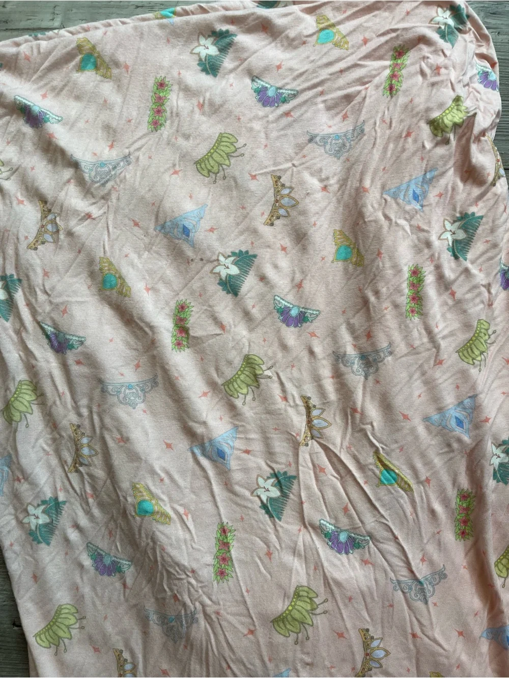 Bamboo Bliss | Disney Princess Crown Crib Sheet